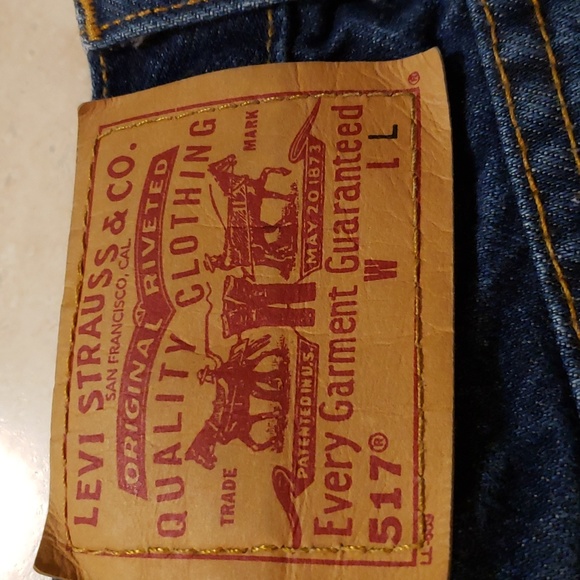 Levis 517 Bootcut Jeans Size 28 - Picture 3 of 4